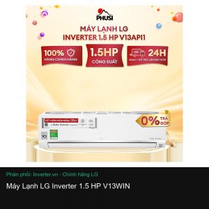 Máy Lạnh LG Inverter 1.5 HP V13WIN