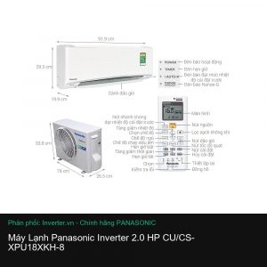 Máy Lạnh Panasonic Inverter 2.0 HP CU/CS-XPU18XKH-8
