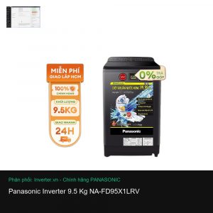 Panasonic Inverter 9.5 Kg NA-FD95X1LRV